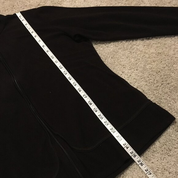 Vintage Retro Stitch Dark Brown Fleece Sweater Zip Up High Collar Jacket - Picture 15 of 16